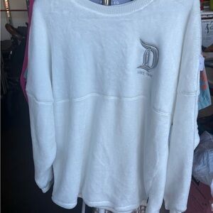 Disney White Fleece Pullover